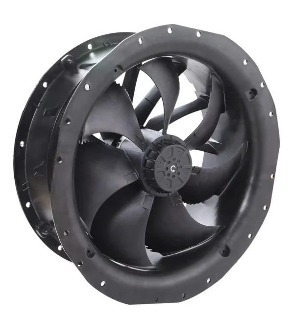 Ventilador Axial Industrial FS-500-DT Sell-Parts — vista frontal com grade e motor